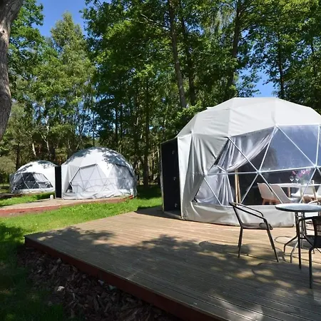 Luxusní stan Slowly Glamping Osada Nad Woda Łazy