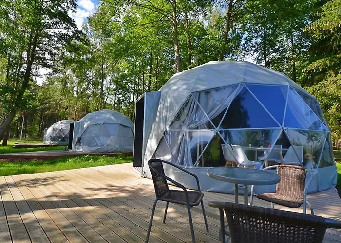 Luxussátor Slowly Glamping Osada Nad Woda Łazy