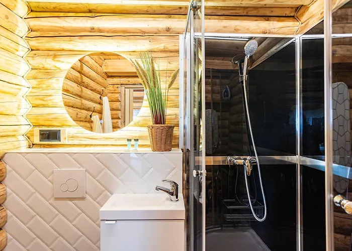 Luxusní stan Slowly Glamping Osada Nad Woda Łazy